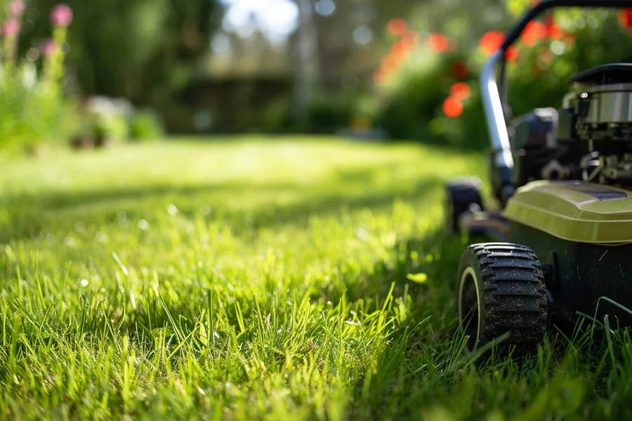 small electric grass mower