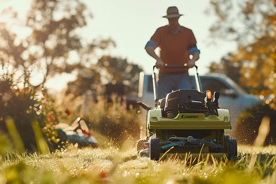 rechargeable lawn mowers