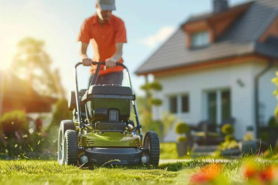 cordless electric lawnmower